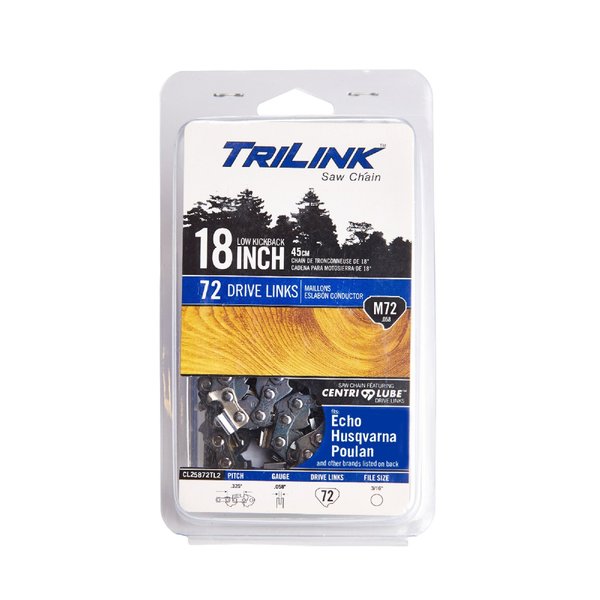 Trilink Chainsaw Chain .325 Semi-Chisel .058 72DL for Solo 651 J72-21BPX; CL25872TL2